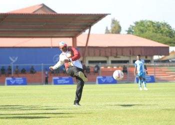 Pertandingan Sepak Bola PON XXI Dimulai, Dibuka Langsung Pj. Gubernur Safrizal