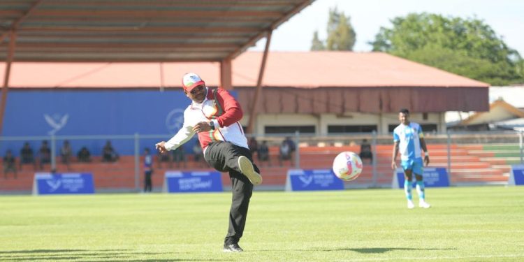 Pertandingan Sepak Bola PON XXI Dimulai, Dibuka Langsung Pj. Gubernur Safrizal