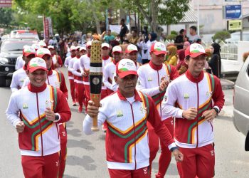 Tujuh Hari Kirab Api PON XXI, 15 Kabupaten/Kota telah Dilalui
