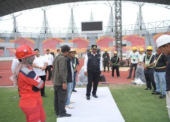Sidak SHB, Pj Gubernur Safrizal Pantau Persiapan Opening Ceremony PON XXI Aceh-Sumut