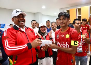 PON XXI: Aceh Tekuk Banten 3-2, Pj Gubernur Langsung Berikan Bonus