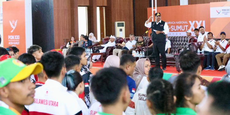 Pj Gubernur Safrizal Buka Cabang Olahraga Muaythai pada PON XXI Aceh-Sumut