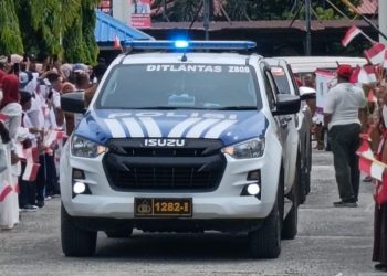 Polda Aceh Garda Terdepan Kawal Kirab Api PON di Bumi Serambi Mekkah