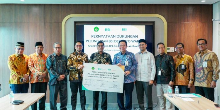 BSI dan UIN Ar-Raniry Luncurkan Program Deposito Wakaf Seri 06 “Beasiswa Ar Raniry”