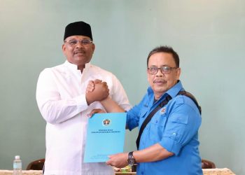 Pj Gubernur Safrizal Sampaikan Paparan di Uji Kompetensi Wartawan di Banda Aceh