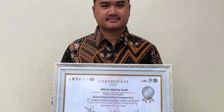 Bripda Dolly Isma Indra, Personel Polda Aceh Raih Juara MHQ 30 Juz Internasional