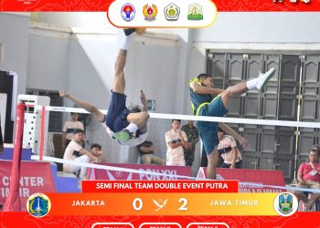 Jatim dan Sulsel Melaju ke Final Sepak Takraw Double Event Putra PON XXI 2024