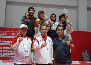 Riau Raih Medali Emas Pertama Kategori Floret Perorangan Putri