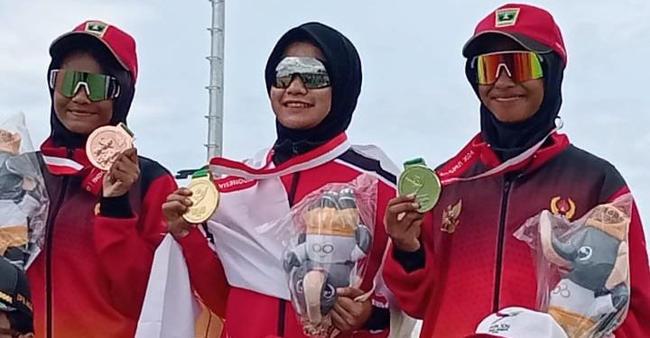 Jasmine Safiera Sabet Emas Pertama untuk Aceh di Sepatu Roda PON XXI 2024