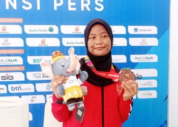 Radhwah Raihanah Menorehkan Prestasi di PON XXI pada Usia 14 Tahun