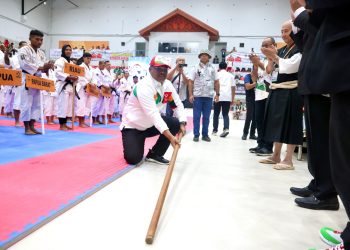 Buka Pertandingan Cabor Kempo, Pj Gubernur Safrizal: Bertandinglah dengan Terhormat