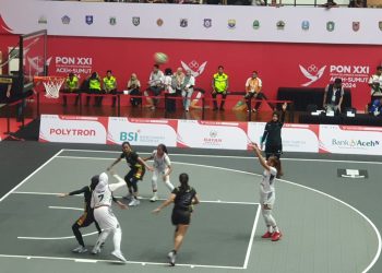 Basket 3×3 PON XXI: Tim Putri Aceh Tumbang, Tim Putra Menang WO