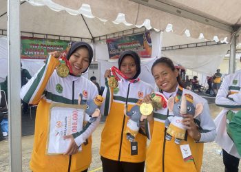 Kalimantan Timur Borong Emas di Panahan Nomor Compound Ganda Putri PON XXI Aceh-Sumut
