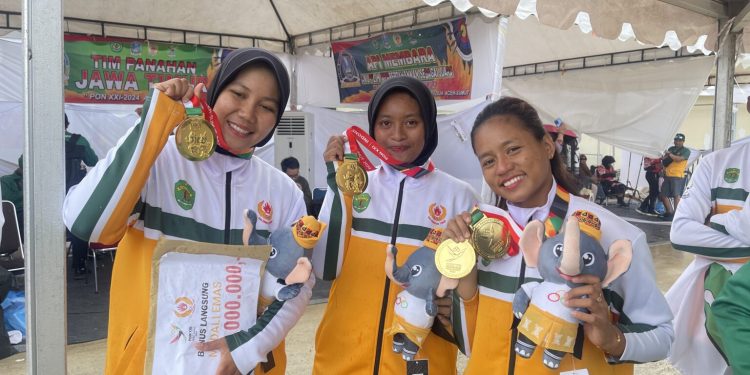 Kalimantan Timur Borong Emas di Panahan Nomor Compound Ganda Putri PON XXI Aceh-Sumut