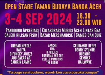 Aceh Local Band 2024 Dimulai Besok, ini Artis Pengisi Acaranya