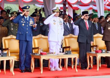 Plh. Sekda Aceh Hadiri Peringatan HUT ke-79 TNI di Banda Aceh