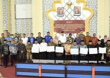 Bakal Paslon Wali Kota Teken Perjanjian Siap Menjalankan Butir-Butir MoU Helsinki