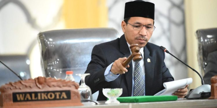 DPRK Gelar Paripurna Penyampaian Pandangan Akhir Fraksi terhadap Raqan Pertanggungjawaban APBK 2023