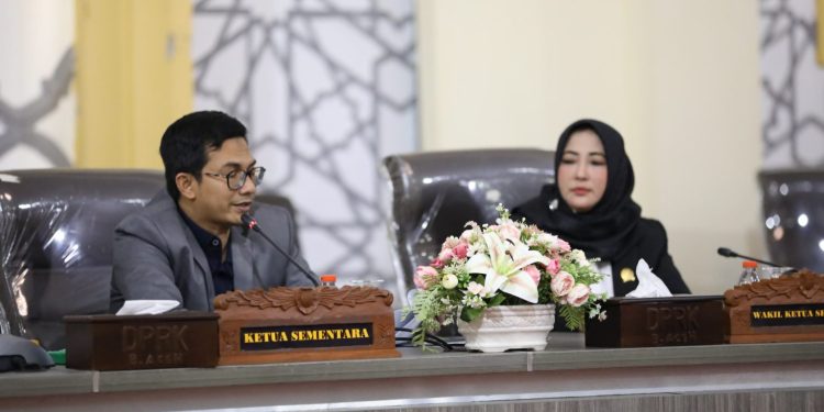 Dewan Banda Aceh Gelar Rapat Penetapan Fraksi-Fraksi Dewan 2024-2029
