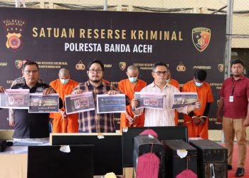 Polisi Amankan Sejumlah Penjudi di Banda Aceh