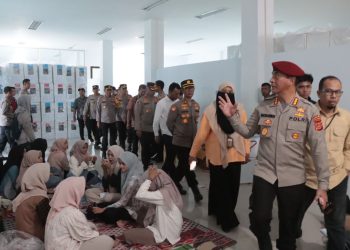Dirbinmas dan Dirresnarkoba Polda Aceh Supervisi Pengamanan Tahapan Pilkada di Aceh Utara