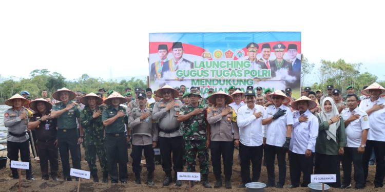 Kapolda Aceh Luncurkan Gugus Tugas Polri untuk Dukung Ketahanan Pangan