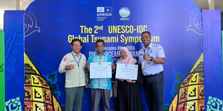 UNESCO Tetapkan Gampong Mon Ikeun dan Lam Kruet Lhoknga Sebagai Daerah Tsunami Ready