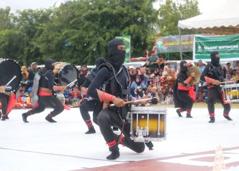 Tampil Perdana, Drum Band ‘Kudeta Drumline’ Aceh Besar Langsung Juara Umum