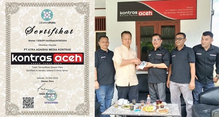 Media Kontras Aceh Resmi Terverifikasi Faktual Dewan Pers