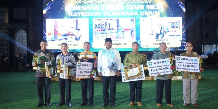 Pj Gubernur Safrizal Hadiri Syukuran HUT Kodam Iskandar Muda ke-68