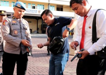 49 Pucuk Senjata Api di Polresta Banda Aceh di Tarik dan Gudangkan