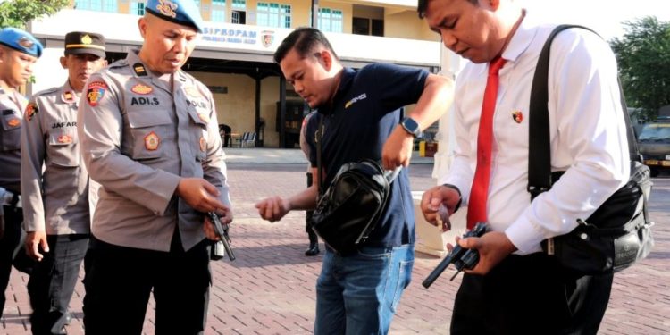 49 Pucuk Senjata Api di Polresta Banda Aceh di Tarik dan Gudangkan