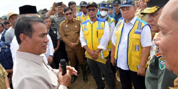 Plt Sekda Aceh Dampingi Menteri Pertanian Kunjungan Kerja di Aceh Utara