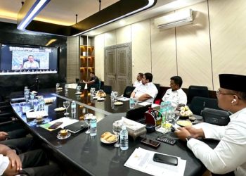Pj Gubernur Safrizal Rapat Daring Penataan Tenaga Non ASN