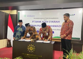 Bank Aceh dan Muhammadiyah Jalin Kerja Sama Penyediaan Layanan Keuangan Perbankan