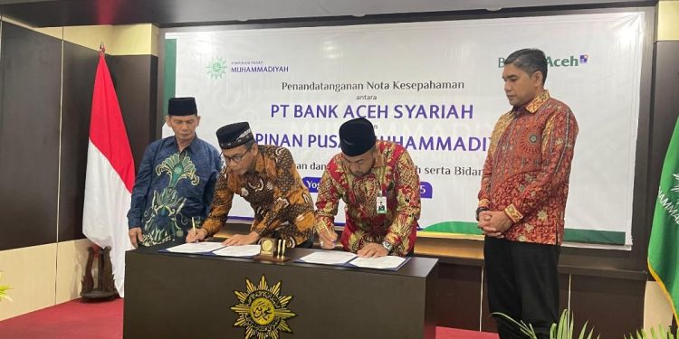 Bank Aceh dan Muhammadiyah Jalin Kerja Sama Penyediaan Layanan Keuangan Perbankan