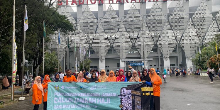 Dinas Kesehatan Aceh Besar Gelar Pengukuran Kebugaran Bagi 400 Calon Jamaah Haji