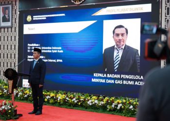 SAH, Nasri Dilantik Sebagai Kepala Badan Pengelola Migas Aceh Periode 2025-2029