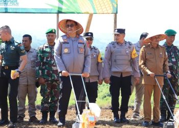 Kapolda Aceh bersama Forkopimda Tanam Satu Juta Hektar Jagung secara Serentak