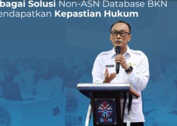 Kepala BKN: PPPK Paruh Waktu sebagai Solusi Non-ASN Database BKN Mendapatkan Kepastian Hukum