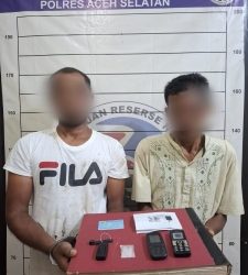 Dua  Pemakai Narkoba Asal Kluet Utara Ditangkap Sat Resnarkoba Polres Aceh Selatan