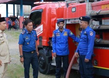Pastikan Kesiapan Hadapi Musibah Kebakaran, Pj Bupati Aceh Besar Tinjau Unit Damkar di Sibreh