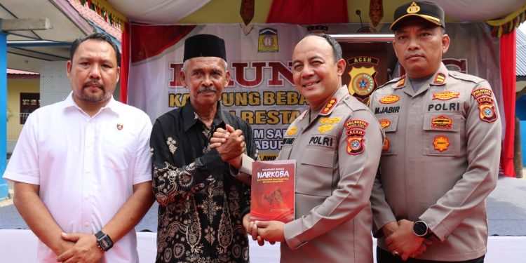 Kini Giliran Gampong Lamsabang yang Jadi Kampung Bebas dari Narkoba Ke-23