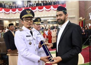 Lantik Wali Kota Subulussalam, Gubernur Aceh: Jadilah Pemimpin Amanah dan Bertanggungjawab