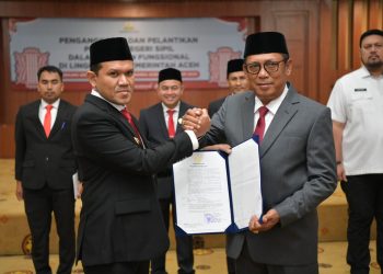Alhudri Dilantik Menjadi Plt. Sekda Aceh