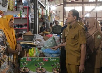 Wakil Gubernur Fadhlullah Tinjau Aktivitas Pasar Menjelang Ramadan di Banda Aceh