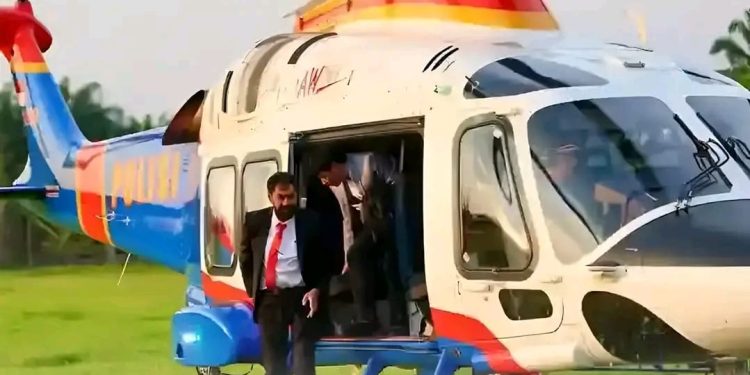 Kapolda Aceh bersama Gubernur Gunakan Helikopter Polri AW 169 ke Acara Pelantikan Bupati dan Wakil Bupati