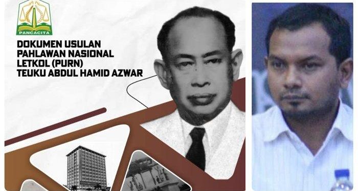 Pj Gubernur Safrizal Rekomendasikan Letnan Kolonel TNI (Purn) Teuku Abdul Hamid Azwar sebagai Pahlawan Nasional