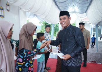 Bupati Aceh Besar Buka Puasa Bersama dan Santuni Anak Yatim di Meuligoe