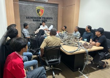 Polisi Ungkap Kasus Pencurian Kabel Listrik di Banda Aceh